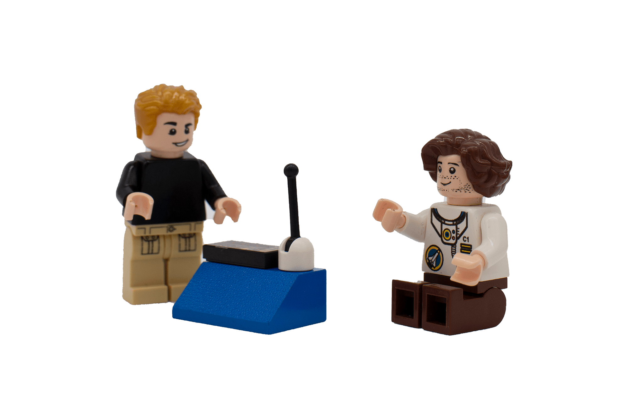 Legomaxerl - Dorian & Rupert mit Computer