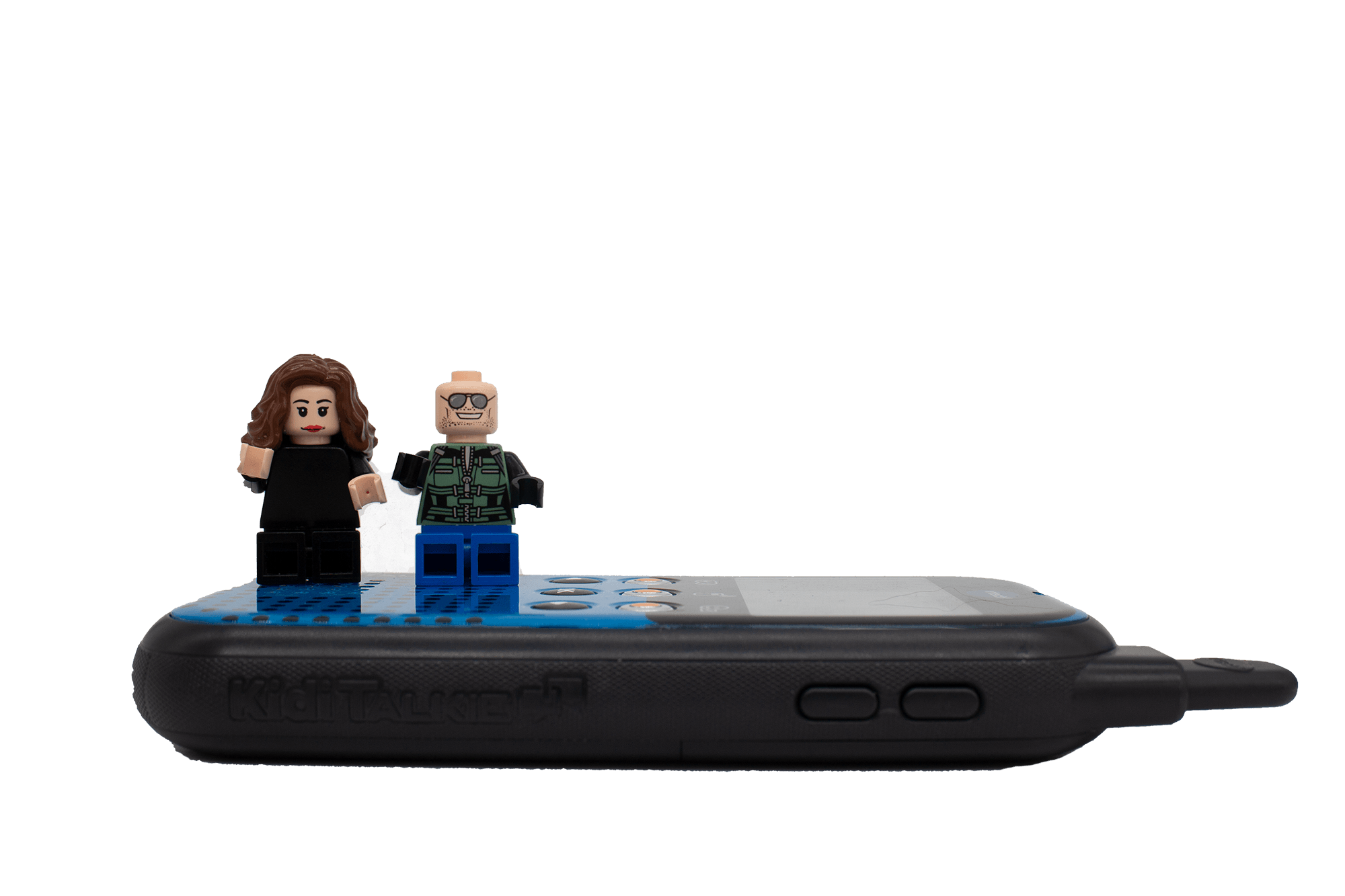 Legomaxerl - Andrea & Jürgen sitzend auf Handy